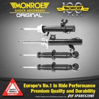 Front + Rear Monroe Original Shock Absorbers for Mini Clubman R55 R56 R57 Cooper