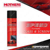 Mothers Speed Glass Screen Cleaner Car Plastic Trim Glass Speed Cleaning Range