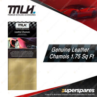 Genuine Leather Chamois 1.75 Sq Ft - Absorb 6 Times Their Wwn Weight In Water