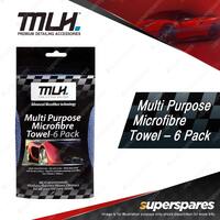 Mothers MLH Microfibre Towel - 350x350mm 6 Pack Waxe Polishe & Protectant