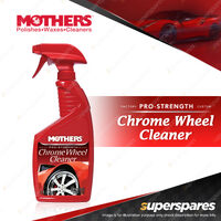 Mothers Pro-strength Chrome Wheel Cleaner 710ML Spray on / Hose off design