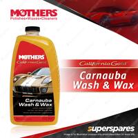 Mothers California Gold Carnauba Wash & Wax 1892ML Ultra Sudsing Clean & Shines