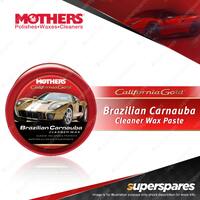 Mothers Brazilian Carnauba Cleaner Wax Paste 311g - 2 in 1 Polish & Wax