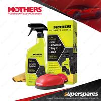 Mothers Ultimate Hybrid 1-Step Ceramic Clay & Coat Car Care Cleaning