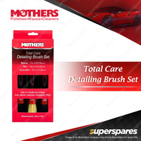 Mothers Total Care Detailing Brush Set - Medium & Soft & Ultra-Soft