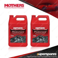 2 x Mothers Protectant 3.785L - Long Lasting Protection Rubbers Vinyl Plastic