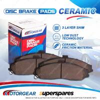 4Pcs Rear Motorgear Disc Brake Pads for Mitsubishi Lancer CJ ASX XA Grandis BA