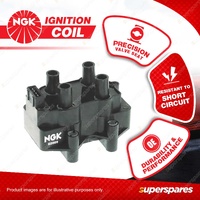 NGK Ignition Coil for Peugeot 306 N3 N5 LFZ RFX 1.8L 2.0L 4Cyl SOHC MPFI 8V