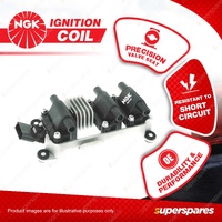 NGK Ignition Coil for Volkswagen Passat 3B 2.8L V6 30V DOHC MPFI 03/1998-02/2006