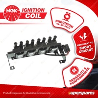NGK Ignition Coil for Land Rover Range Rover 4.6L V8 OHV MPFI 16V 48D 157kW
