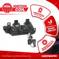 NGK Ignition Coil for Kia Rio JB 1.4L 4Cyl DOHC MPFI 16V G4EE 70kW 2009-2011