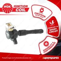 NGK Ignition Coil for Rover 75 J84 2.5L V6 DOHC 01-05 Confirm Connector - Square