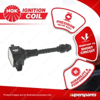 NGK Ignition Coil for Nissan Pulsar N16 1.8L 4Cyl V DOHC MPFI 16V QG18DE 03-06