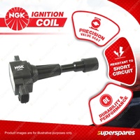NGK Ignition Coil for Mazda 2 DY 1.5L 4Cyl V DOHC MPFI 16V ZY 82kW 2002-2005