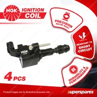 4 x NGK Ignition Coils for Opel Astra PY Insignia GA 2.0L A20NFT I4 16V 12-13
