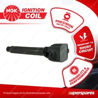 NGK Ignition Coil for Jeep Cherokee KL Grand Cherokee WK Wrangler JK V6 MPFI