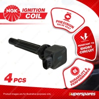 4 x NGK Ignition Coils for Suzuki Grand Vitara JB420 JB627 SX4 RW420 2.0L 2.7L