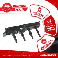 NGK Ignition Coil for Peugeot 306 N5 NB 4Cyl 2.0L DOHC MPFI 16V 07/1994-12/2003