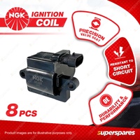 8 x NGK Ignition Coils for Chevrolet Silverado 1500 2500 6.0L LQ4 LQ9 V8 16v