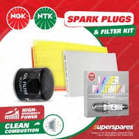 NGK Platinum Spark Plugs & NTK Filter Kit for Nissan Dualis J10 X-Trail T31