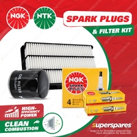 NGK Standard Spark Plugs & NTK Air Oil Filter for Toyota Camry VDV10R 3.0L