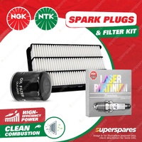 NGK Platinum Spark Plugs & NTK Air Oil Filter for Toyota Camry SXV20R 2.2L