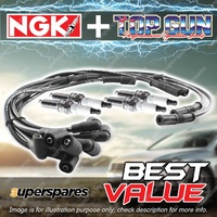 NGK Ignition Spark Plug Leads Wires Kit for Mazda Tribute 5Z 4Cyl 06-08