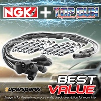 NGK Ignition Spark Plug Leads Wires Kit for Holden Commodore VE VZ Crewman