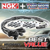 NGK Ignition Spark Plug Leads Wires Kit for Hyundai Santa Fe SM Sonata Tiburon
