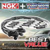 NGK Spark Plugs+Leads Kit for Holden Commodore VY VZ V2 Adventra Berlina Calais