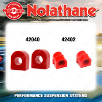 Nolathane Front + Rear Sway Bar Mount Bush for HSV Manta VS 8CYL 4/1995-8/1997