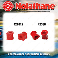 Nolathane Sway Bar Mount Bush kit for Holden Nova LE LF 4CYL 8/1989-8/1994