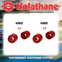 Nolathane Shock absorber bush kit for DAIHATSU F SERIES F20 F50 F60 WAGON 4CYL