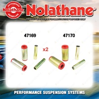 Nolathane Spring eye & shackle bush kit for FORD BRONCO 3RD GEN 8CYL 4WD
