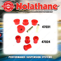 Nolathane Spring eye shackle bush kit for FORD CAPRI 1600 3000 GT 2 DOOR 6CYL