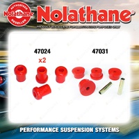 Nolathane Spring eye & shackle bush kit for FORD CORTINA MK1 AND LOTUS 4CYL