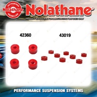 Nolathane Shock absorber bush kit for FORD COURIER PA 4CYL 2WD 1978-11/1989