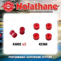Nolathane Shock absorber bush kit for FORD COURIER PC PD 4CYL 2WD 5/1987-2/1999
