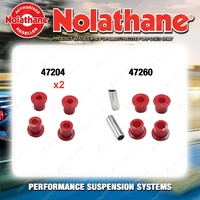 Nolathane Spring eye shackle bush kit for FORD ECONOVAN SB SE SF SG SH 4CYL 2WD