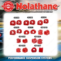 Nolathane Sway bar mount bush kit for FORD FAIRLANE NF NL 6/8CYL 3/1995-12/1999