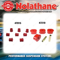 Nolathane Spring eye shackle bush kit for FORD FALCON BA BF INCL FPV Leaf Rear