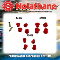Nolathane Spring eye & shackle bush kit for FORD RANGER PJ PK 4CYL 2WD 2006-2011
