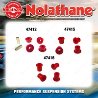 Nolathane Spring eye & shackle bush kit for FORD RANGER PX 4/5CYL 4WD 11/2011-ON