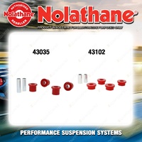 Nolathane Shock absorber bush kit for FORD TERRITORY SX SY INCL TURBO 6CYL RWD