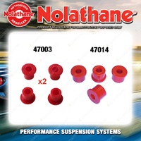 Nolathane Spring eye shackle bush kit for HOLDEN JACKAROO UBS13 16 52 4CYL