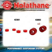 Nolathane Shock absorber bush kit for HOLDEN RODEO TFR 4/6CYL 2WD 2/1988-2/2003