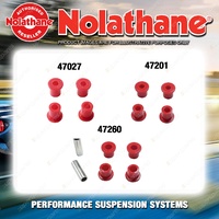 Nolathane Spring eye shackle bush kit for MAZDA B SERIES B2000 2200 UF 4CYL 4WD