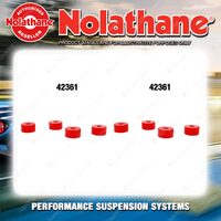 Nolathane Shock absorber bush kit for MITSUBISHI L300 SF SG SH SJ 4CYL 2WD
