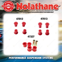 Nolathane Spring eye & shackle bush kit for MITSUBISHI TRITON ML MN 4CYL 4WD