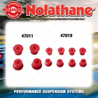 Nolathane Spring eye & shackle bush kit for NISSAN NAVARA D22 6CYL 2WD 1997-2015